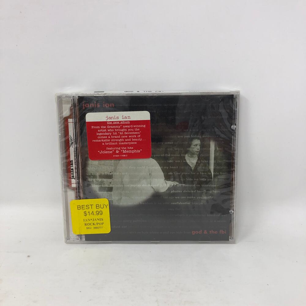 Janis Ian God & FBI CD 2000 Brand New Factory Sealed